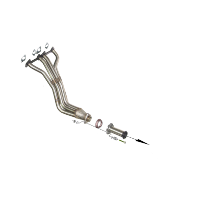 Colector De Escape Tubular Inoxidable / Peugeot 405 1.9 8v Gti 87- Rc Racing