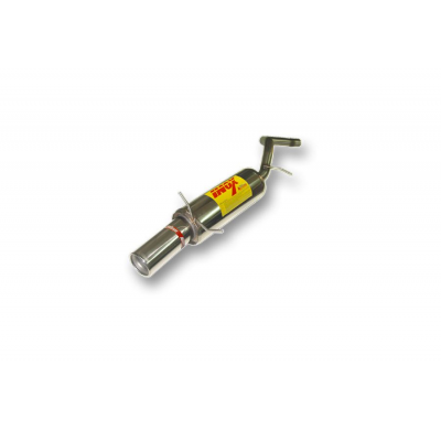 Escape Trasero Inoxidable No Homologado / Renault Megane 1.4i 8v Cabrio 99-02 Rc Racing