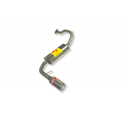 Escape Trasero Inoxidable / Honda Civic 1.6i 16v Crx Carroceria As533hre 10/87-12/91 Rc Racing