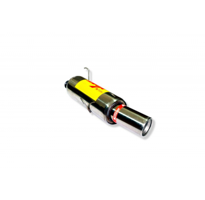 Escape Trasero Inoxidable / Peugeot 206cc / Peugeot 206 1.4i 16v Xs 38787 Rc Racing