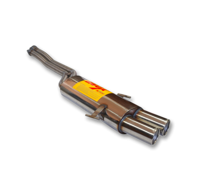 Escape Trasero Inoxidable No Homologado / Bmw 328i / Bmw 325i E-36 Berlina 92-96 Rc Racing