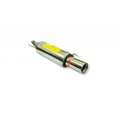 Escape Trasero Inoxidable / Ford Fiesta 96 1.3i 8v 96- Rc Racing