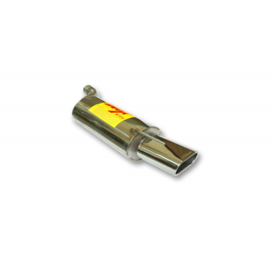 Escape Trasero Inoxidable No Homologado / Bmw 320 Diesel E-46 98- Rc Racing