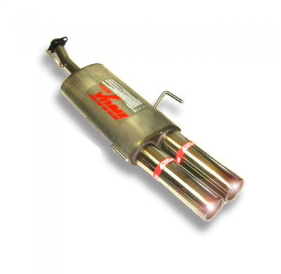 Escape Trasero Inoxidable / Opel Astra G 2.2i 16v Coupe 10/00- Rc Racing