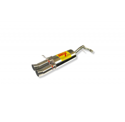 Escape Trasero Inoxidable No Homologado / Volkswagen Golf Iv / Seat Leon / Audi A3 1.8i 20v Turbo 12/96-06/03 Rc Racing