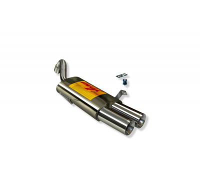 Escape Trasero Inoxidable / Renault Clio Ii Sport 2.0i Rs 16v 03- Rc Racing