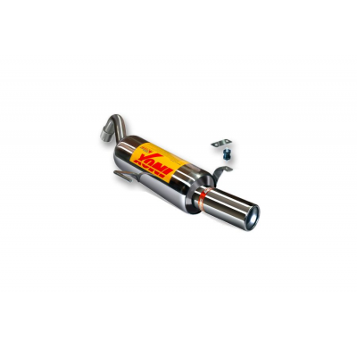 Escape Trasero Inoxidable No Homologado / Renault Clio Ii Sport 2.0i Rs 16v 00-03 Rc Racing