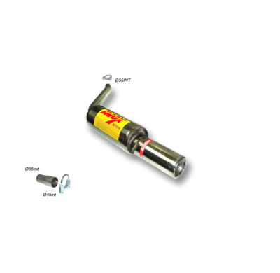 Escape Trasero Inoxidable / Ford Sierra  86- Rc Racing