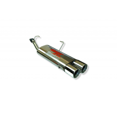 Escape Trasero Inoxidable / Honda Prelude 2.2i 16v Vtec 91-97 Rc Racing