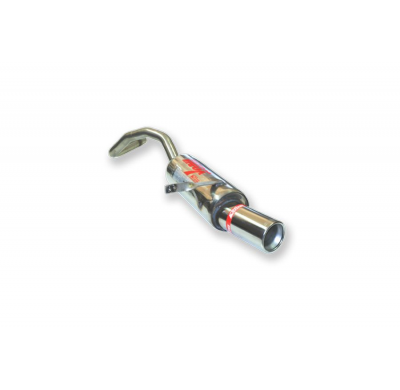 Escape Trasero Inoxidable No Homologado / Renault Megane Ii 1.6i 8v 5 Puertas 2002- Rc Racing