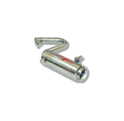 Escape Trasero Inoxidable No Homologado / Volkswagen Golf V / Audi A3 / Seat Leon 2.0 Tdi 43683 Rc Racing