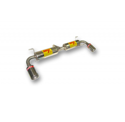 Escape Trasero Inoxidable No Homologado / Mazda Rx8 1.3 Rotativo 10/03-06/12 Rc Racing