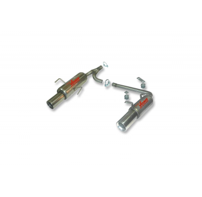 Escape Trasero Inoxidable No Homologado / Opel Astra H 2.0 16v 04- Rc Racing