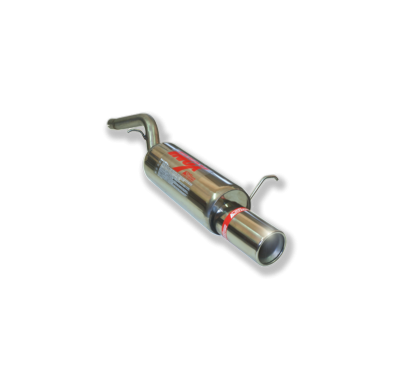 Escape Trasero Inoxidable No Homologado / Mazda 2 / Ford Fiesta  1.4i Duratec 16v 02- Rc Racing