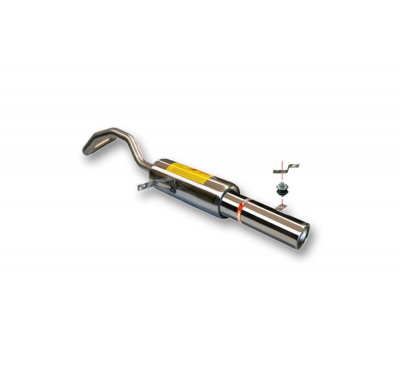 Escape Trasero Inoxidable No Homologado / Renault Scenic Ii / Renault Scenic / Renault Megane Ii Coupe Cabrio 1.6i 16v 10/02- Rc