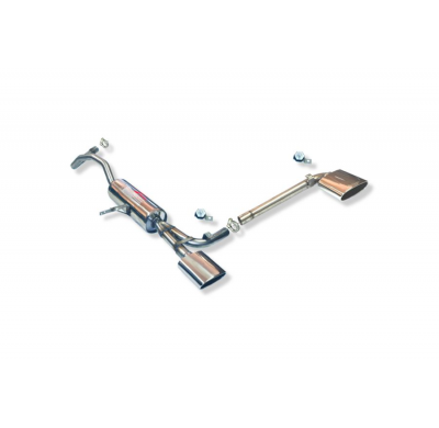 Escape Trasero Inoxidable No Homologado / Renault Scenic Ii / Renault Scenic / Renault Megane Ii 1.9 Dci 39881 Rc Racing