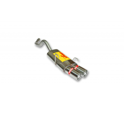 Escape Trasero Inoxidable No Homologado / Fiat Punto 99 1.8i 16v Hgt 01- Rc Racing