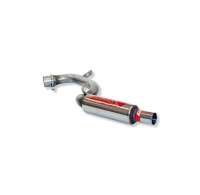 Escape Trasero Inoxidable Grupo-N Competicion / Bmw 118d / Bmw 120d E-87 2.0 Serie 1 04- Rc Racing