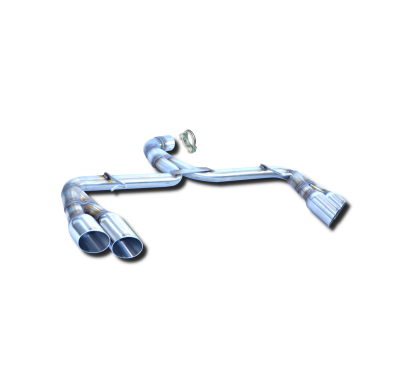 Escape Trasero Inoxidable Grupo-a Competicion / Audi Tt S Quattro 2.0i Turbo Fsi 08- Rc Racing