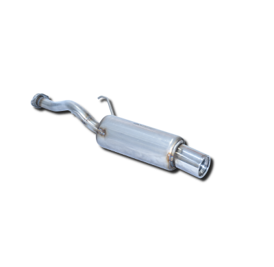 Escape Trasero Inoxidable No Homologado / Honda Civic 2.0 Sohc Diesel Sedan Mb7 98- Rc Racing