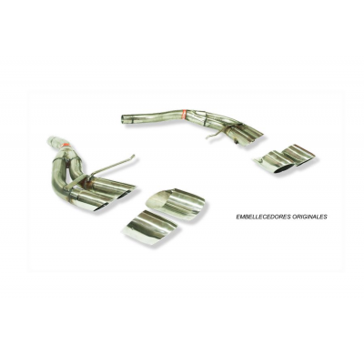 Escape Trasero Inoxidable Grupo-a Competicion / Porsche Macan S 3.0 Tdi V6 13- Rc Racing