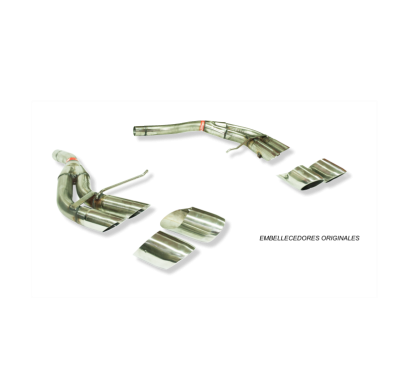 Escape Trasero Inoxidable Grupo-a Competicion / Porsche Macan S 3.0 Tdi V6 13- Rc Racing