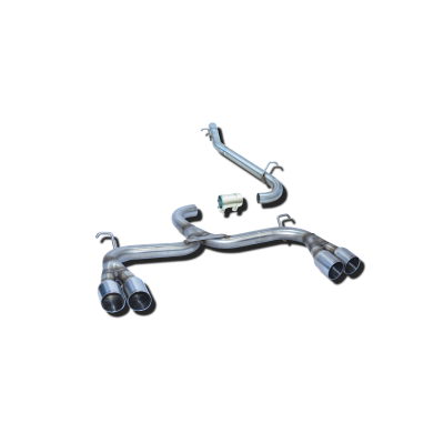 ESCAPE TRASERO INOXIDABLE CUPRA ATECA 2.0 TFSI 4*4 300CV Año: 19-  GRUPO-A USO EXCLUSIVO PARA COMPETICIÓN:CUPRA ATECA 2Ø85 por c