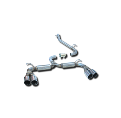 ESCAPE TRASERO INOXIDABLE CUPRA ATECA 2.0 TFSI 4*4 300CV Año: 19-  GRUPO-N USO EXCLUSIVO PARA COMPETICIÓN CUPRA ATECA 2Ø85 por c