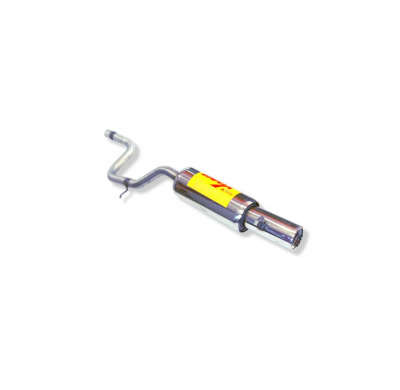 Escape Trasero Inoxidable / Fiat Uno Turbo 86- Rc Racing