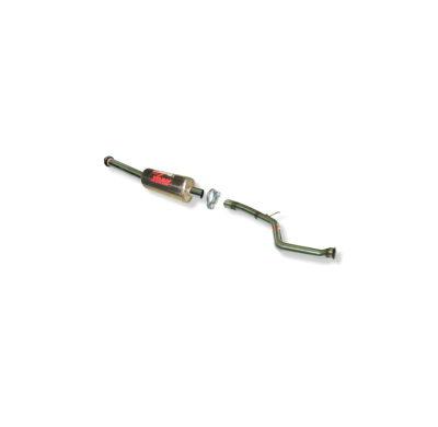 TRAMO INTERMEDIO CON SILENCIADO INOXIDABLE / PEUGEOT 206 1.6I 8V 99- RC RACING