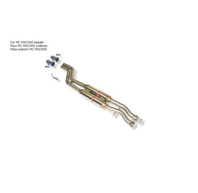 Tubo Supresor De Catalizador / Bmw 328i / Bmw 325i E-36 Berlina 92-96 Rc Racing