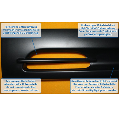 Faldones laterales RDX para VW Jetta 5 "GT-Race" Rdx Racedesign