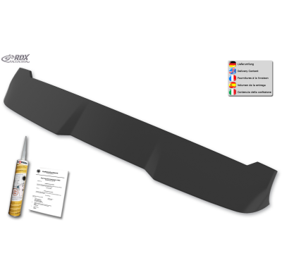 Alerón de Techo RDX para CITROEN Jumper, FIAT Ducato, OPEL, Movano, PEUGEOT Boxer (H1) Alerón Trasero de Maletero Fabricado en p