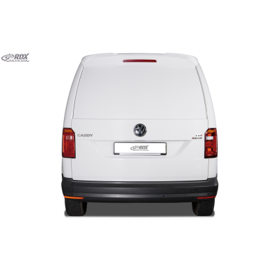 Alerón de Techo RDX para VW Caddy 2K 2KN (2015-2020) para alerón Trasero de Maletero Simple Fabricado en plástico PUR-IHS. Inclu