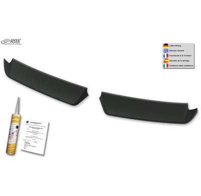 Alerón de techo RDX para HYUNDAI H-1 / H300 / i800 / iLoad / iMax / JAC M2 / DODGE H100 (2007-2020). Incluye alerón trasero para