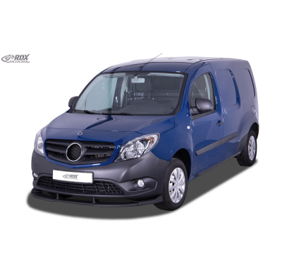 Spoiler Delantero RDX VARIO-X para MERCEDES Citan (W415 / X / -2021) Labio Delantero Splitter Fabricado en plástico PUR. Se entr