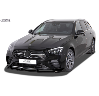 Spoiler Delantero RDX VARIO-X para MERCEDES Clase E AMG-Line (2020+) W213, S213, A238, C238 Labio Delantero Fabricado en plástic