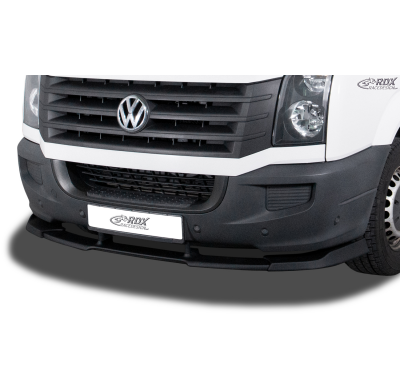 Spoiler delantero RDX VARIO-X para VW Crafter 2006-2017 Separador de Labio Delantero Fabricado en plástico PUR. Se entrega con k