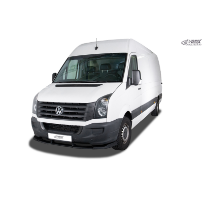 Spoiler delantero RDX VARIO-X para VW Crafter 2006-2017 Separador de Labio Delantero Fabricado en plástico PUR. Se entrega con k