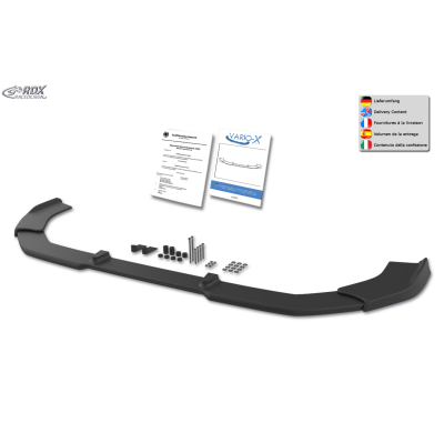Spoiler delantero RDX VARIO-X para VW Crafter y MAN TGE (2017-presente) Splitter de labio delantero Rdx Racedesign