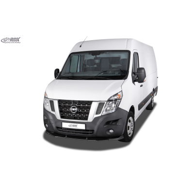 Spoiler delantero RDX VARIO-X para NISSAN NV400 (2010+) e Interstar (2021+) con difusor de labio delantero Rdx Racedesign