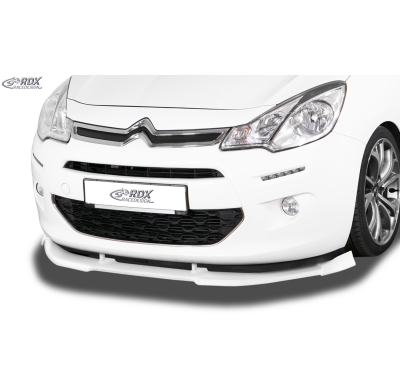 RDX Spoiler delantero VARIO-X for CITROEN C3 2013-2017 Front Lip Splitter Material:PUR