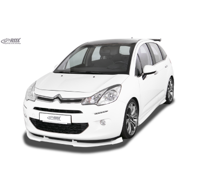 RDX Spoiler delantero VARIO-X for CITROEN C3 2013-2017 Front Lip Splitter Material:PUR