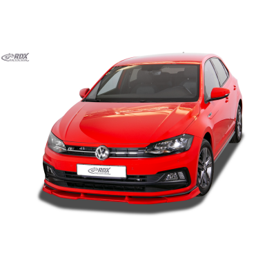RDX Spoiler delantero VARIO-X for VW Polo 2G R-Line & GTI Front Lip Splitter Material:PUR