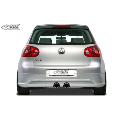 RDX Extension paragolpes trasero VW Golf 5 "R32 clean" with exhaust hole for R32-Exhaust Material:ABS