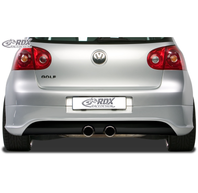 RDX Extension paragolpes trasero VW Golf 5 "R32 clean" with exhaust hole for R32-Exhaust Material:ABS