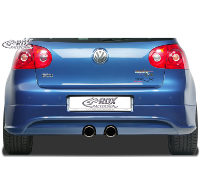 RDX Extension paragolpes trasero VW Golf 5 "R32 clean" with exhaust hole for R32-Exhaust Material:ABS