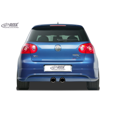 RDX Extension paragolpes trasero VW Golf 5 "R32 clean" with exhaust hole for R32-Exhaust Material:ABS