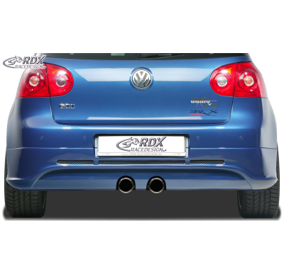 RDX Extension paragolpes trasero VW Golf 5 "GTI/R-Five" with exhaust hole for R32-Exhaust Material:ABS