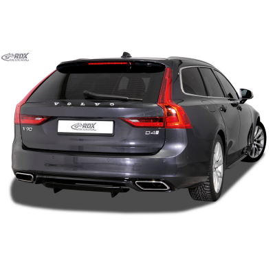 RDX Difusor trasero U-Diff XL for VOLVO V90 / S90 R-Design (2016+) Material:PUR